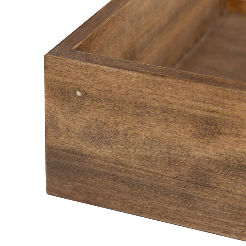 Kinta 2 Piece Accent Shelf, Brown
