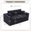 Boneless Modular Sectional Sofa Cloud Couch,Comfy Cloud Modern Sofa,2 Seater With Cushion Covers-1446335441