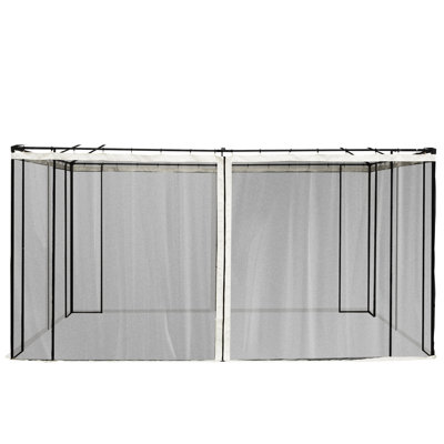 Moustiquaire de patio, 10 pi x 13 pi, crème, remplacement de moustiquaire, 10 pi x 13 pi, impressionnant