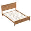 Lit plateforme moderne en bois massif avec support de lattes en bois robuste, aucun sommier requis-1287826462-1304296902