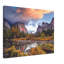 Reproduction d'art de bassin de Yosemite - parc national de Yosemite, impression sur toile vallée panoramique - montagne nature-86916979