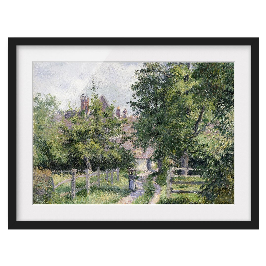 Poster Saint-Martin bei Gisors von Camille Pissarro