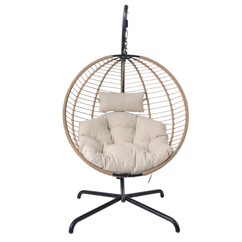 Chaise suspendue d'extérieur avec support Elroy