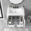 Meuble-lavabo simple 30 po avec plateau en céramique Takeru-449595213