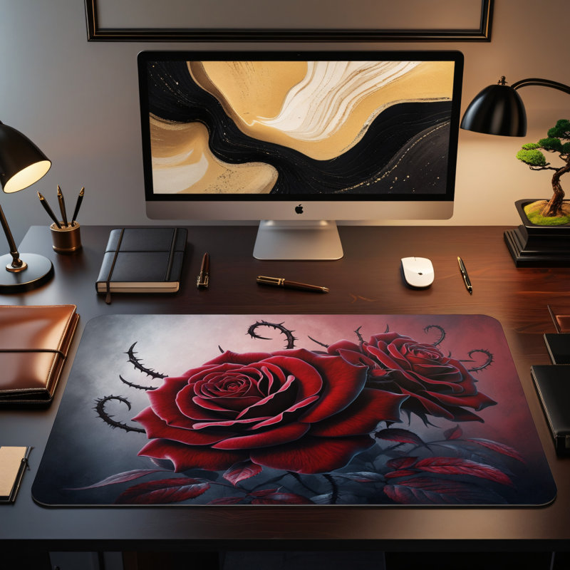 Polyester Desk Pad, 31.5x15.5