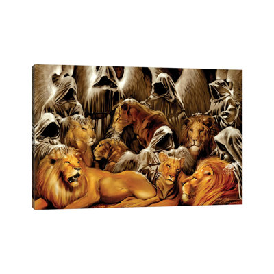 The Lion's Den by Ruth Thompson - Wrapped Canvas Print