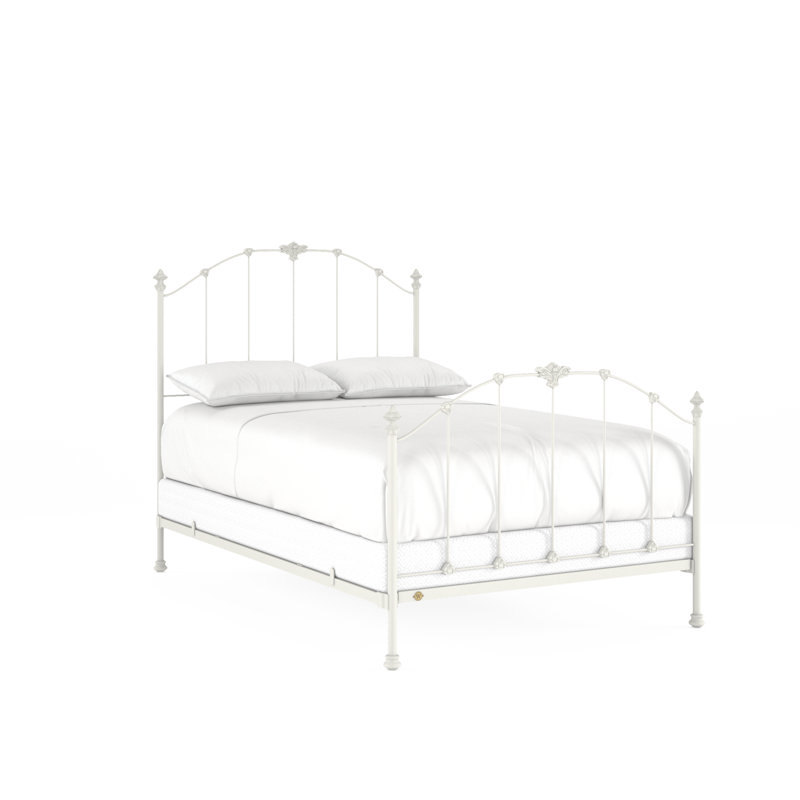 171 Country French Bed | Complete Standard, Matte White, Full