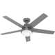 52" Aerodyne 5 - Blade Smart Standard Ceiling Fan with Lights and Remote
