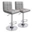 Tabouret de bar pivotant à hauteur réglable 32,5 po Ludmil-1976749176-1901509449