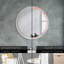 Huldar Glass Flat Wall Mirror-287549001
