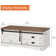 Rectangular Coffee Table And 2 Pack End Table With Charging Station Side Sofa Table
