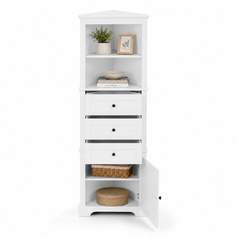 Armoire à linge autoportante, Blanc