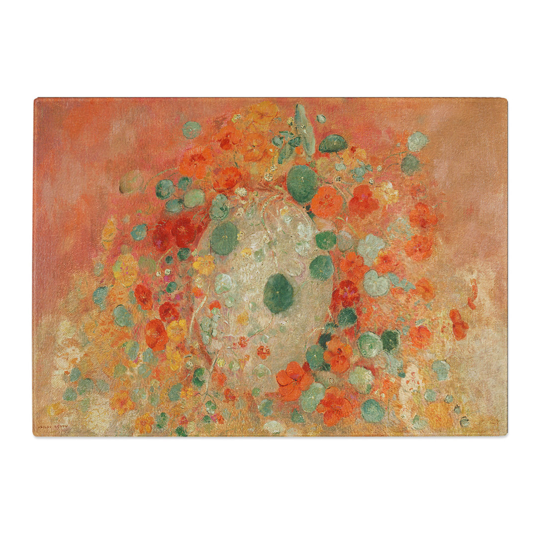 Nasturtiums by Odilon Redon Chopping Board