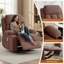 Fauteuil inclinable surdimensionné avec chaleur et massage-2026175018