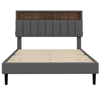Abdussalam Upholstered Upholstered Bed Storage Bed
