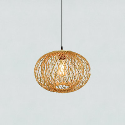 Almand 1 - Light Natural Unique/Statement Pendant