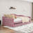 Upholstered Daybed with Trundle and USB-1924860584
