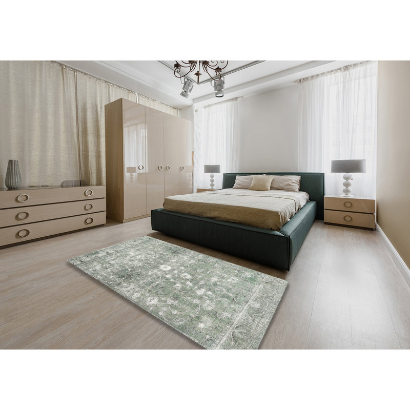 Tapis gris clair Oisin, Rectangle 5 pi x 7 pi