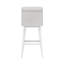 Tabouret pivotant à hauteur réglable en bois et capitonné Dorreen-1344263701-1344263699