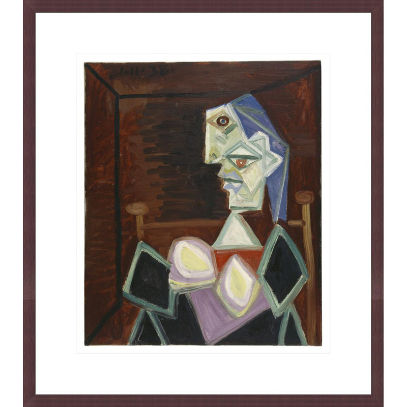 Pablo Picasso - estampe numérique encadrée, H 20,03 po x l 17,75 po