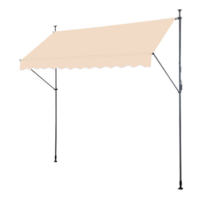 Metal And Polyester Retractable Awning