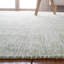 Tapis de couleur unie en coton tissé à la main Mohnton-23025303