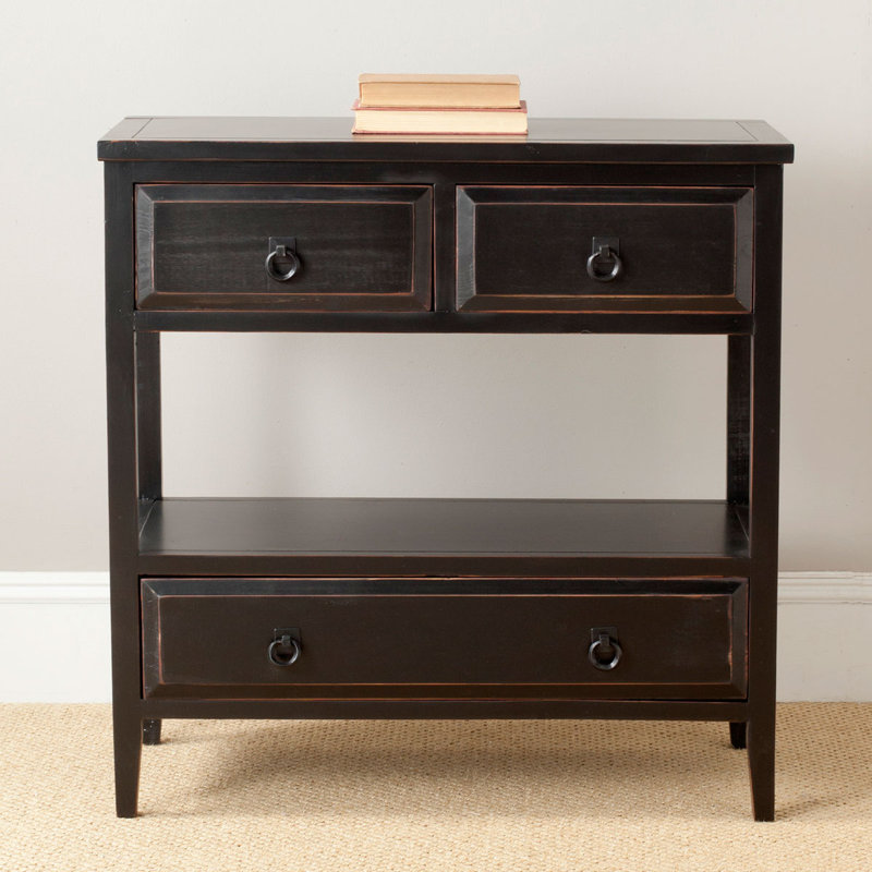 Riggle 32'' Console Table, Black