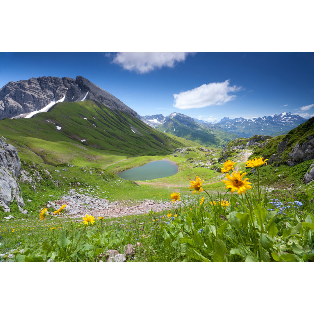 monzabonsee in vorarlberg nahe dem dorf lech