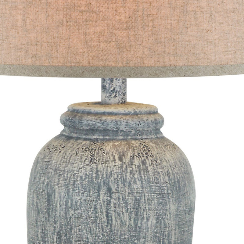 Lampe de table 31 "Neith, Bleu / gris