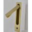 1-Light Satin Brass Metal LED Wall Sconce With One USB Port