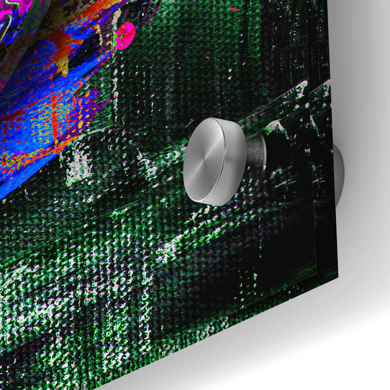 Art mural en verre acrylique «Cardano Crypto Predator» par Epic Portfolio, H 24 po x l 24 po x P 0,2 po