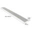 Gutter Guard, 6 in Aluminum Gutter Cover with Stainless Steel Micro Mesh, Heavy-Duty 48ft Length, 0.04in Thick, Leaf Guard for Debris and Pine Needles, Easy DIY Install, Screws Included