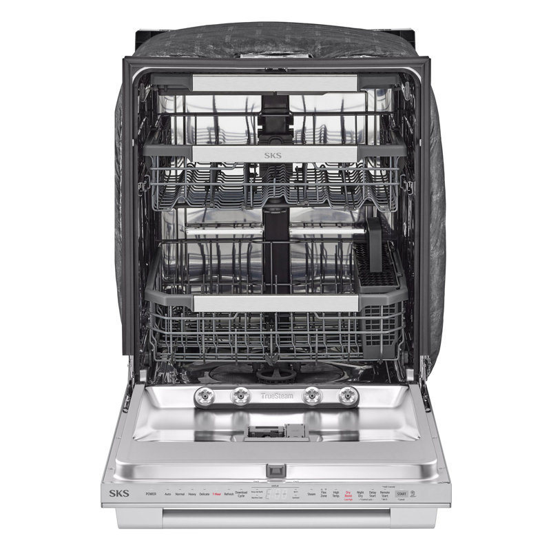 Quadwash Pro Powersteam Stainless Steel Dishwasher