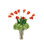 Tulip and Hydrangea Mixed Centerpiece in Planter