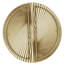 Décoration murale en métal en forme de demi-lune 2 pièces, accent de feuille d'or pour un look élégant, options de suspension intérieure Art doré accentue la beauté intérieure, polyvalente