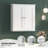 22*23in Double-Door Wooden Vintage Bathroom Cabinet-1108766513