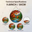 Panneau de vitrail 12 "H Autumn Landscape-604035666
