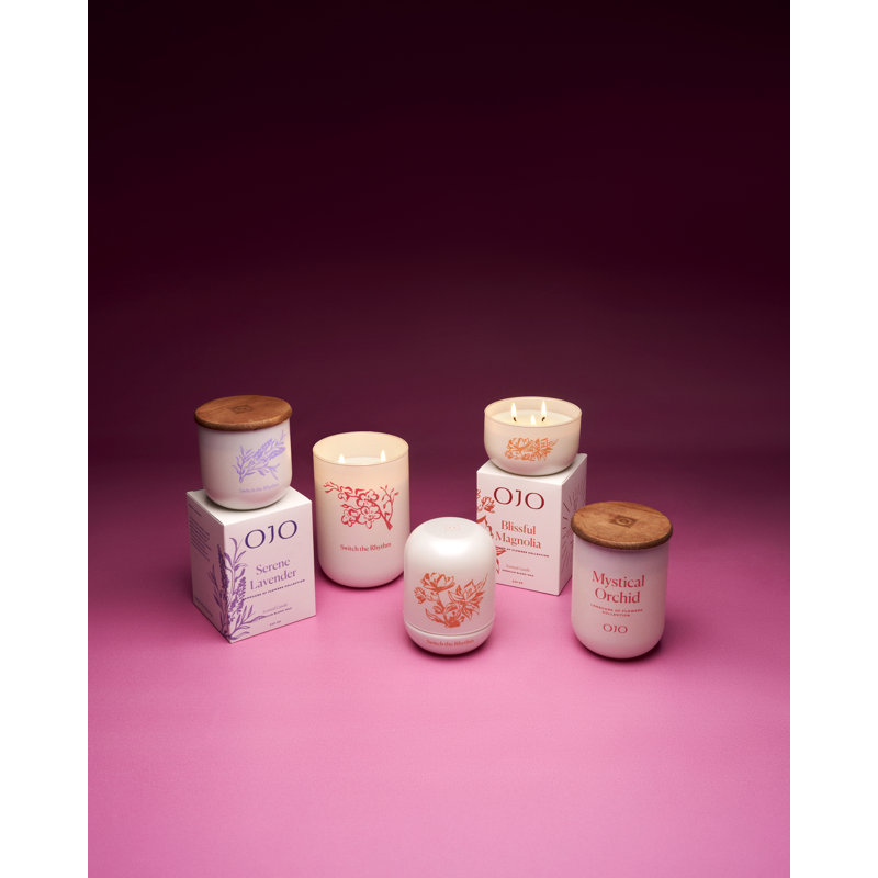  Bougie en pot de 6,75 oz avec orchidée Mystical Orchid Plus de 18 heures de combustion durable | Mélange de cire de qualité supérieure, parfum d'ambiance et cadeau pour les journées spéciales