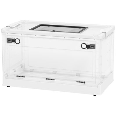 Hamster Cage, Stackable Small Animal Cage with Front Door, Ventilated Gebril Habitat for Dwarf Hamsters, Gerbils, Mice, 22" x 13" x 12", White