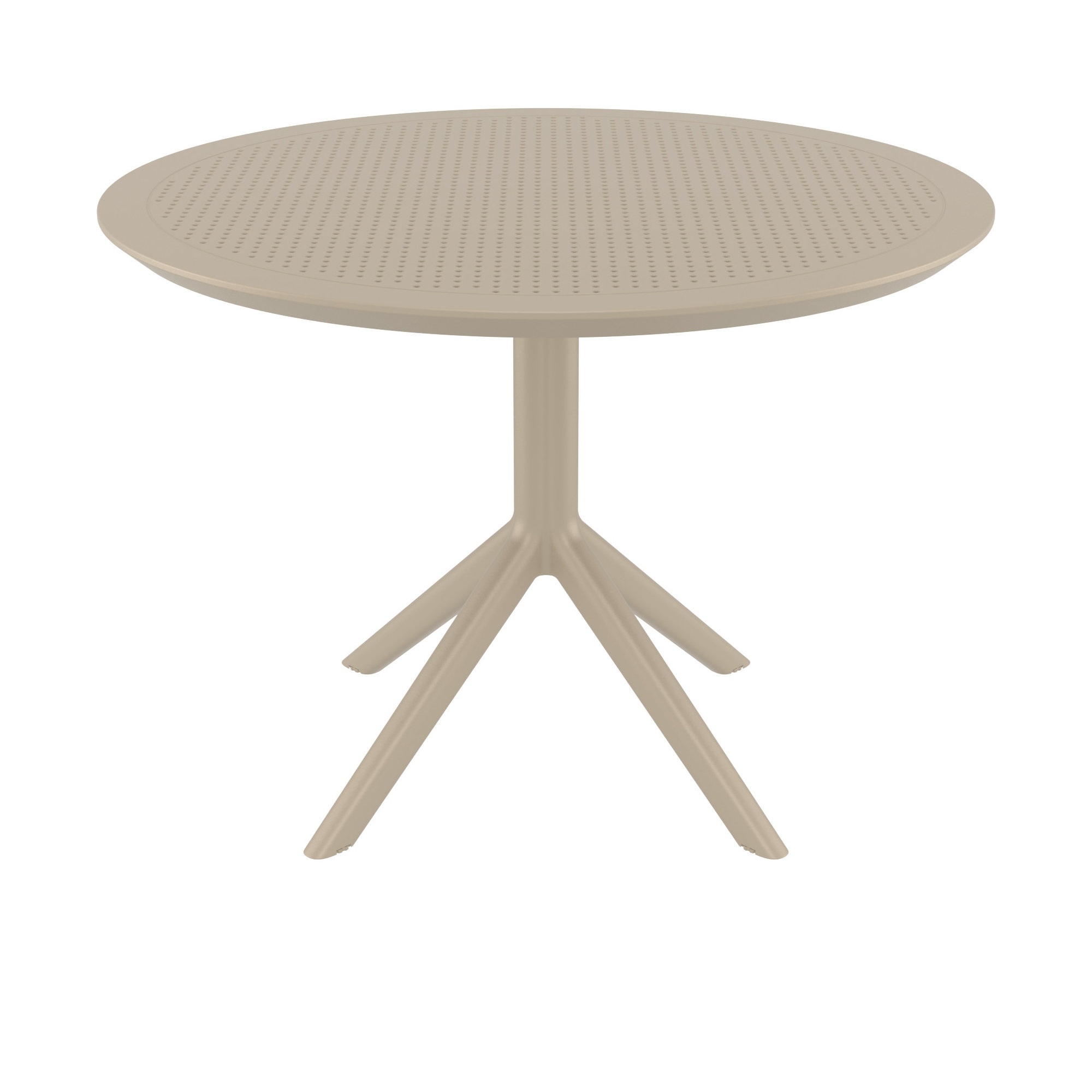 Farrah Marcel Armchair 5 Person Dining Set, Taupe