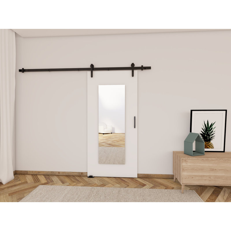 Mardis Veneers Sliding Doors, White, 205cm H x 86cm W x 1.6cm D