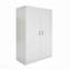 Armoire de rangement polyvalente blanche