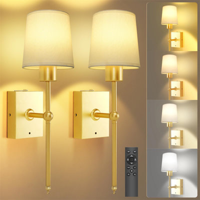 Battery Powered Candle Wall Light