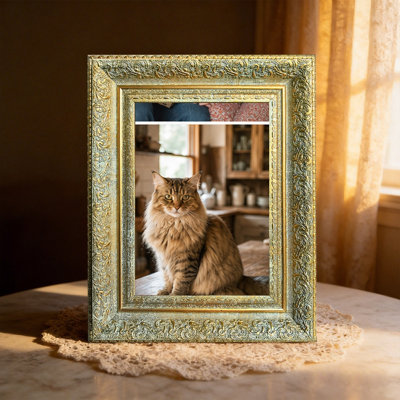 Antique Gold 3 PCS Classic Picture Frame for 8" x 10" Photos and Birthday Gifts