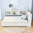 Full Metal Daybed with Storage and Trundle and USB Ports-1582776379