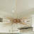 Gold Sputnik 8-Light Chandelier Mid Centry