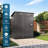 5x3 Ft Gray Metal Outdoor Storage For Balcony And Courtyard - Galvanized Steel, Multi Scenario Use, Simple Installation Tool Shed Backyard Patio Rust Metal, Modular Design, Easy Assembly