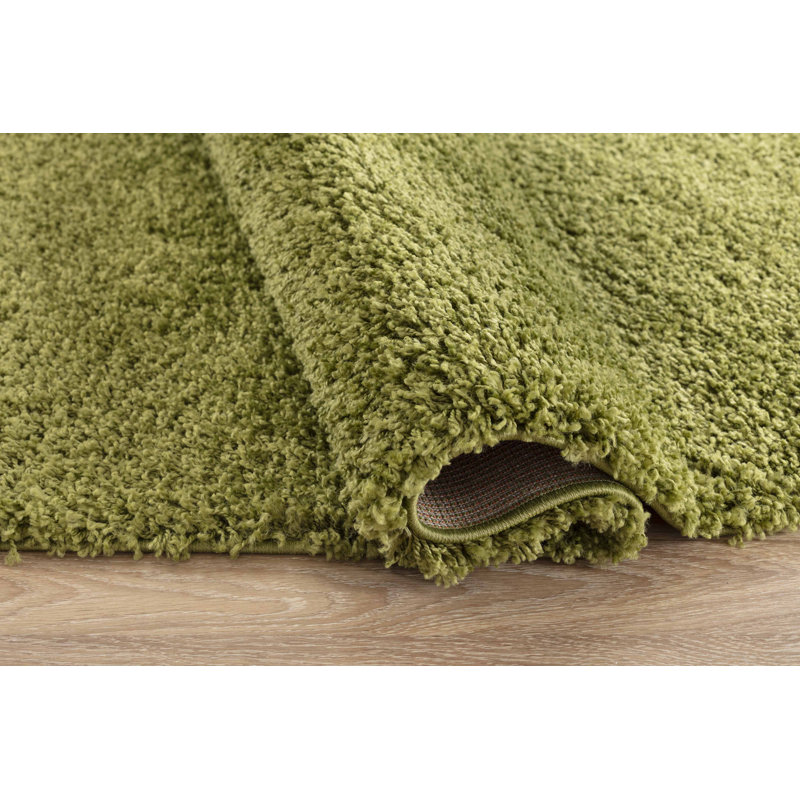Esterly Solid Colour Shag Area Rug, Runner 60 x 220cm