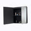Surface de l'armoire à pharmacie 30X26 pouces à DEL noir, désembueur, antibuée, luminosité variable