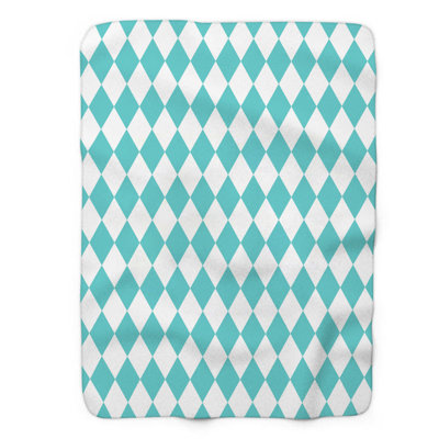 Doux pastel - couverture Sherpa de qualité supérieure 1 pièce